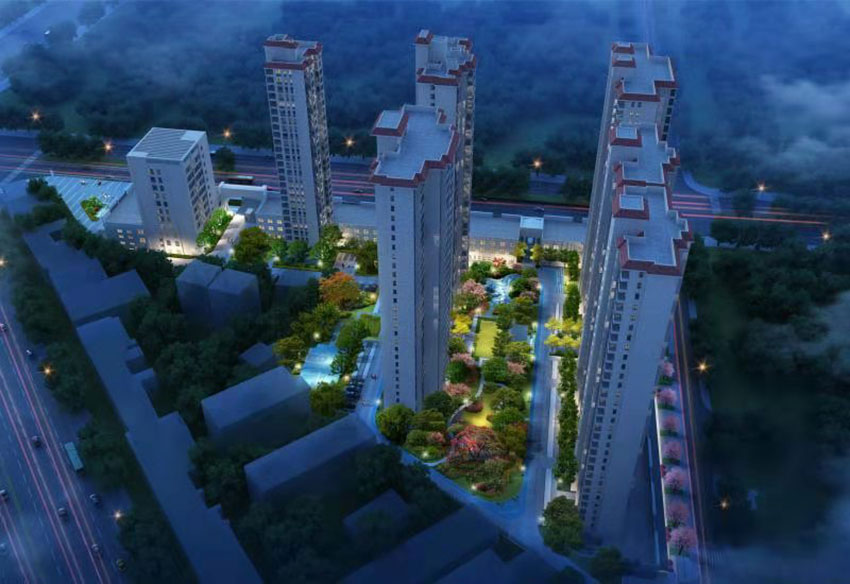 常宁东城首府项目位于常宁大道与泉峰东路交汇处