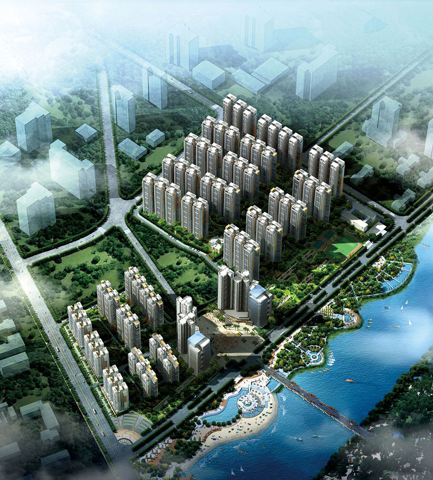 衡阳珠江愉景新城项目位于蒸湘区蒸水西路1号
