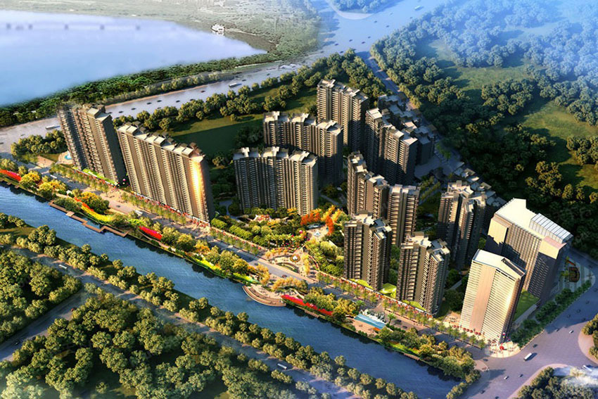 衡阳同安福龙湾项目位于雁峰区白沙大道24号（汽车南站斜对面）