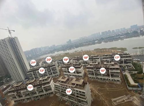 2023年3月2日，常德奥园誉景湾2月份现场施工进度如下
