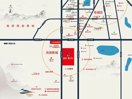 汉寿诚信华府楼盘：配套理想选择之地