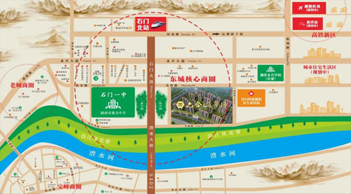 石门人请注意，清华圆楼盘附近商机来了！