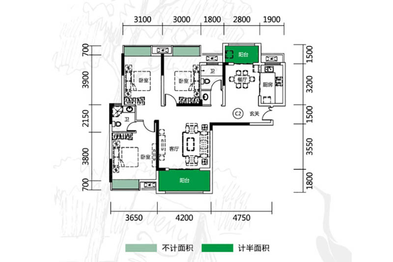 锦时户型