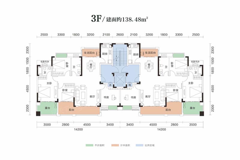 岳阳滨水翡丽城3期洋房3F