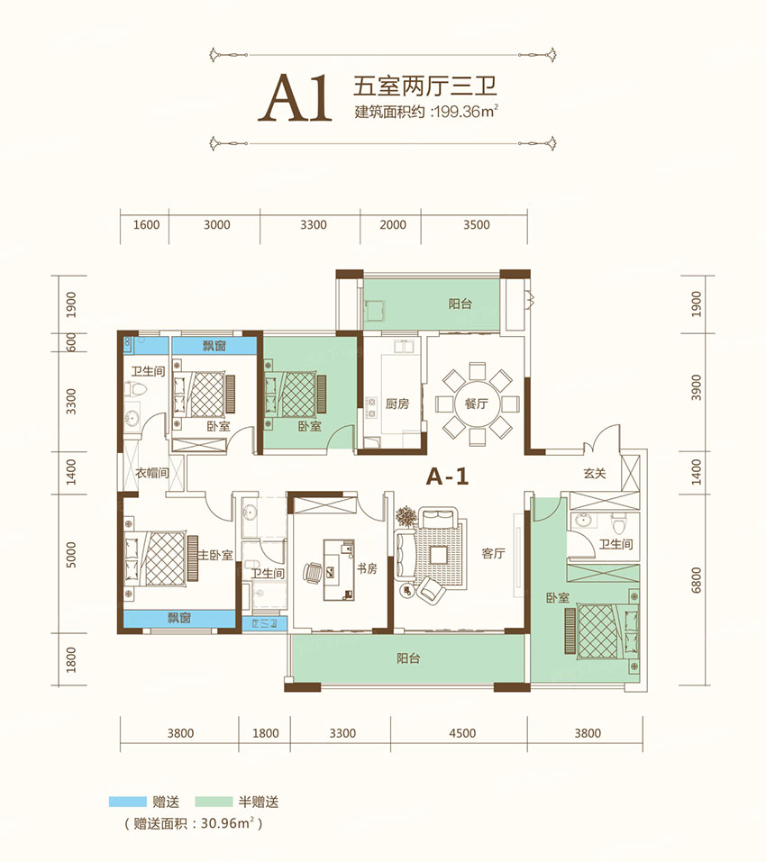 祁东金鼎江山A1户型