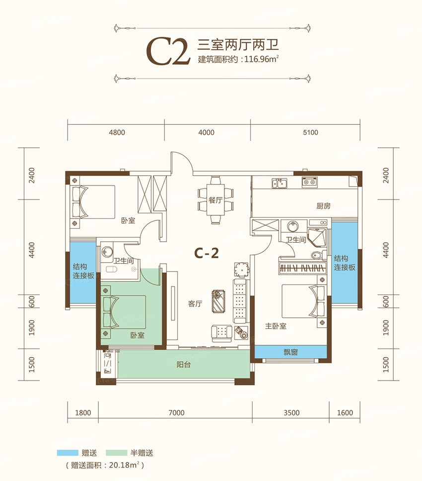 祁东金鼎江山C2户型