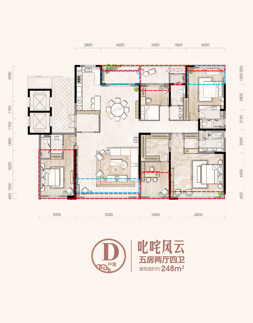 衡阳融冠云城D户型