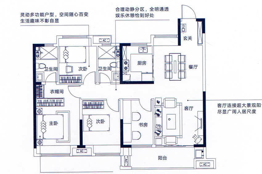 D户型