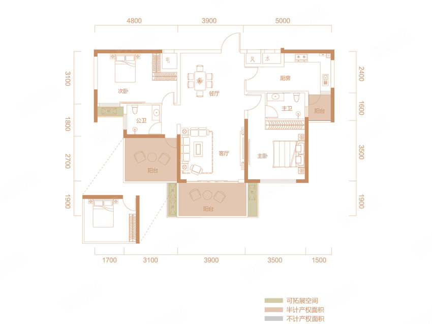 资兴御景铭城禾府25栋户型