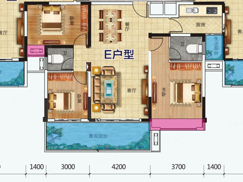 临武龙山书居3栋户型