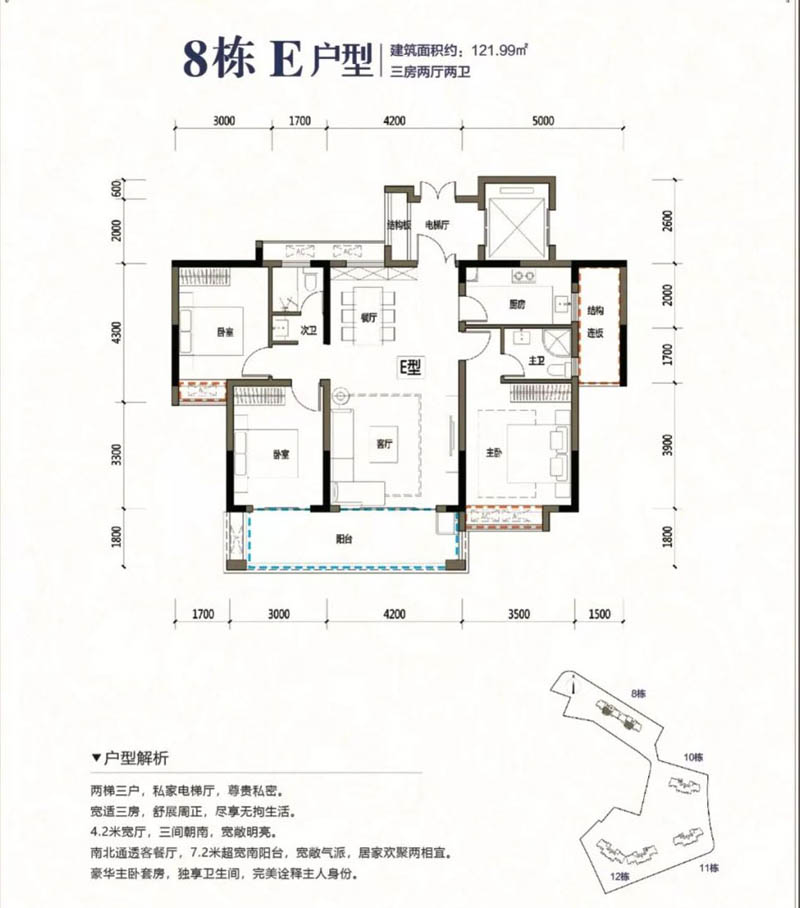 8栋E户型