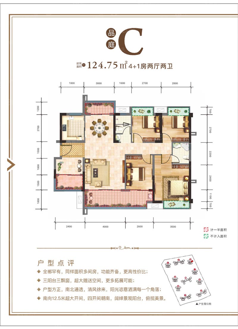 郴州融华盛世华庭C户型