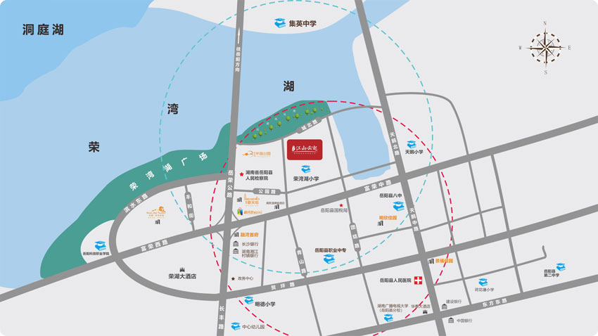 岳阳县新天地江山云起区位图